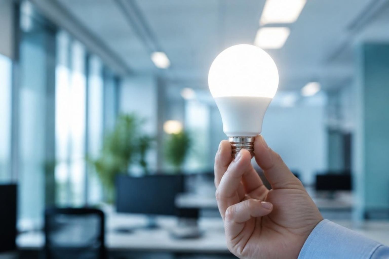 Ampoule LED, symbole des économies d’énergie