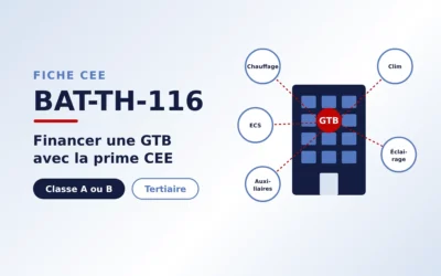 BAT-TH-116 : financer une GTB avec la prime CEE en 2026